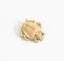 Bakelite scarab brooch - art deco revival style retro brooch, badge