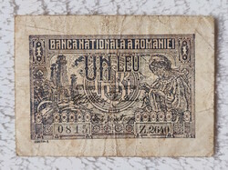 1920 Romanian 1 lei (f)