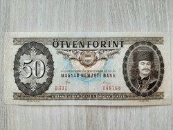 50 forint 1980  ropogós bankjegy  aUNC