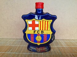 Special fcb drinking glass, in worn condition. HUF 1,500