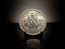 United Kingdom 1 shilling, 1950 coat of arms of Scotland