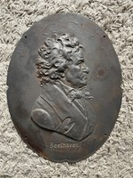 Beethoven öntöttvas portré
