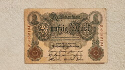 1910 50 Imperial Marks (f+) | 1 banknote