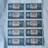 10 darab 10 millió pengő, 1946 (VF-F)