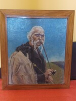 Piper peasant oil painting 70x60