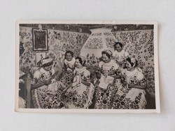 Old postcard photo of Kalocsa ladies in national costume