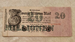 20 Million Marks, 1923 (vf) - German Weimar Republic | 1 banknote