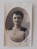 Régi női fotó hölgy fénykép 1921 Gyula