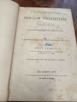 An outline of the history of Hungarian national literature. With a literary history reading book. László Névy 1877