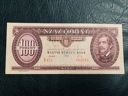 Piros 100 forint 1993 okt.16 ALACSONY SORSZÁM!!! VF