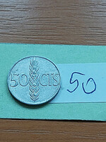 Spanish 50 centimeter 1966 alloy. Francisco franco 50