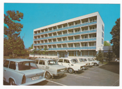 Hajdúszoboszló district resort - old postcard