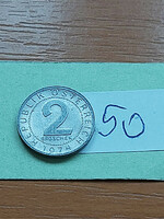 Austria Austrian 2 groschen 1974 alu. 50