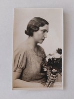 Régi női fotó hölgy fénykép 1934