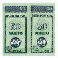 50    Mongo      2 db Sorszámkövető       Mongólia