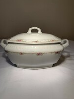 Old soup bowl with lid