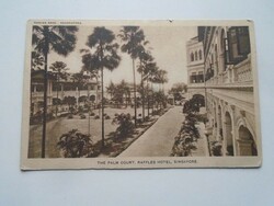 D201899  Régi képeslap   -Szingapúr  Rafles Hotel -Annók Magda - Dobrovits Márta -Pallag Anna 1934