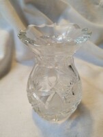 Lead crystal violet vase