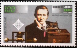 N1803 / Németország 1995 100 éves a rádió bélyeg postatiszta