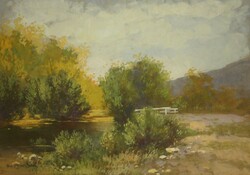 Gabriella Rainerné istvánffy (1875-1964): waterfront landscape