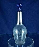 Beautiful, antique silver bottle, Paris, ca. 1920!!!