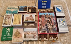 A collection of 17 matchboxes with rarities iii. Béla etc.