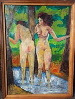 Nude painting.