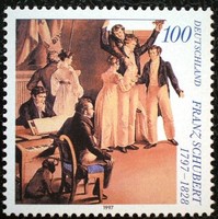 N1895 / Németország 1997 Franz Schubert bélyeg postatiszta