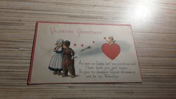 Antique greeting postcard.