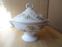 Antique tk thun porcelain soup serving bowl from 1840