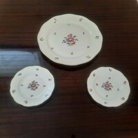 Nanking bouquet porcelain cake set from Herend