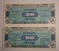 German 50 marks 1944. The price is for 1 piece!