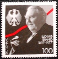 N1904 / Németország 1997 Ludwig Erhart bélyeg postatiszta
