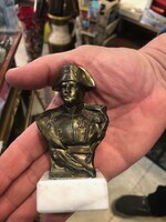 Napoleon bronze statue, 12 cm high, for collectors. Old.