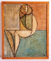Abstract painting indicated