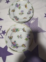 Herend deep plates with Victorian pattern