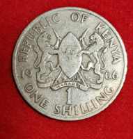 1967. KENYA 1 SHILLING 1971 (1027)