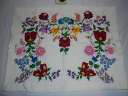 Kalocsai richly embroidered decorative pillow