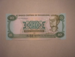 Nicaragua - 10 Cordobas 1985 UNC