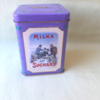 Antique, retro! Metal box with milka pictures, hinged