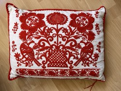 Újhely embroidered decorative pillow (pillow + cover)