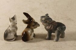 Porcelán elefánt, kutya, macska 618