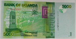 Uganda 5000 shillings 2021 oz