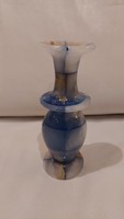 Colored stone vase