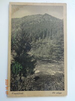 Régi képeslap: Tusnádfürdő (Erdély), Olt völgye