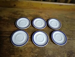Porcelain kv coaster plate used by a passenger catering company, marked 6 pieces in one