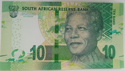 Dél - Afrikai Közt 10 rand 2015 UNC