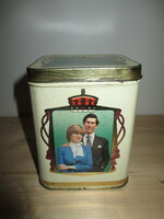 Diana hercegnő és Károly herceg esküvője, teás doboz