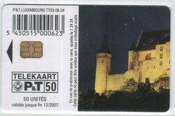 Foreign phone card 0504 Luxembourg 2004