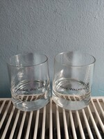 2 whiskey glasses with Jonnie Walker inscription are for sale.